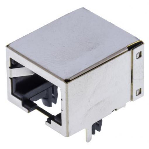 Wurth Elektronik Konektor RJ45, řada: 615008 Vnitřní Cat5, počet cest: 8, Horizontální, Montáž na plošný spoj STP, počet