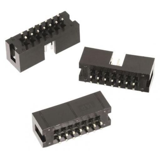 Wurth Elektronik Konektor PCB, řada: WR-BHD, Vodič-deska, počet kontaktů: 34, počet řad: 2, rozteč: 2.54 mm, orientace
