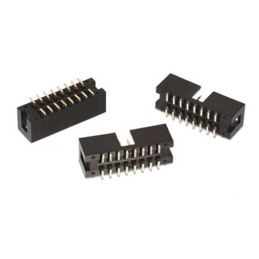 Konektor PCB, řada: WR-BHD, Vodič-Deska, počet kontaktů: 8, počet řad: 2, rozteč: 2.54mm izolace pájením, orientace