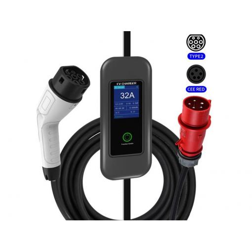 Nabíjecí stanice IMMAX NSE003 EV/PHEV AC Type 2 22kW WiFi Tuya cestovní
