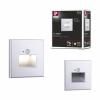 Paulmann 93134 LED vestavné nástěnné svítidlo, LED, 1.2 W, chrom (matný)
