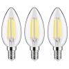 Paulmann 29199 LED Energetická třída (EEK2021) A (A - G) E14 svíčkový tvar 2.5 W teplá bílá (Ø x v) 35 mm x 98 mm 3 ks