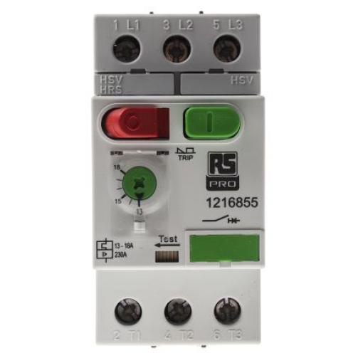 Jistič ochrany motoru, rozsah: MS32 13A, 18 A 690V 60 °C -25 °C RS PRO