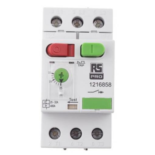Jistič ochrany motoru, rozsah: MS32 25A, 32 A 690V 60 °C -25 °C RS PRO