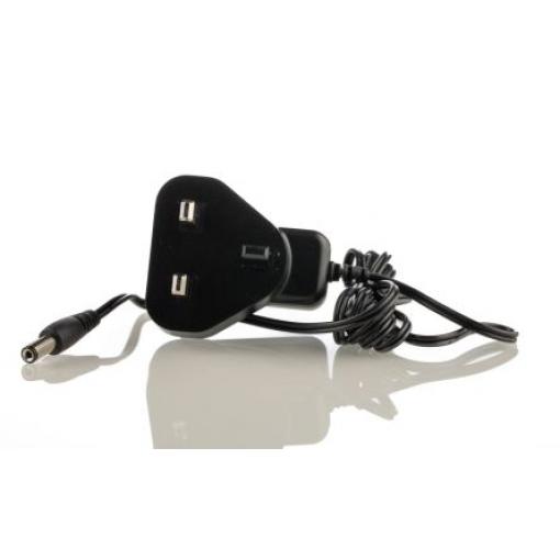 Adaptér AC/DC, výstup: 5V dc, počet výstupů: 1 AC/DC adaptér 1A 5W, Typ G