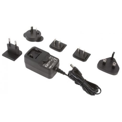 XP Power Adaptér AC/DC 12 W, výstup: 5V dc, počet výstupů: 1 2.1 x 5.5 x 12 mm Kladný pól na středu, 2.5 x 5.5 x 12 mm
