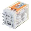 RS PRO Výkonové relé DPDT 10 A 12 V dc RKL