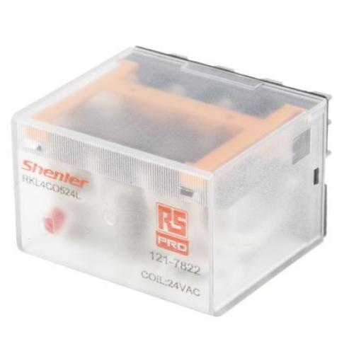 RS PRO Výkonové relé 4PDT 10 A 24 V ac RKL