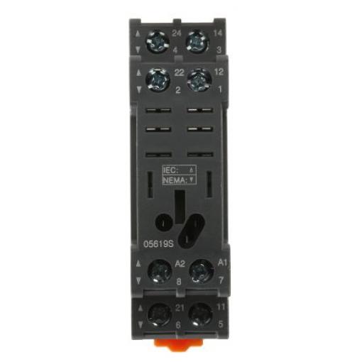RS PRO Objímka relé pro Relé RS PRO RKL DPDT 8 300 V Lišta DIN