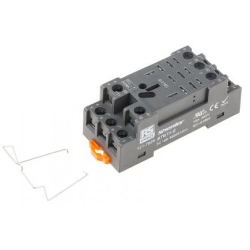 RS PRO Objímka relé pro Relé RS PRO RKL 3PDT 11 300 V Lišta DIN