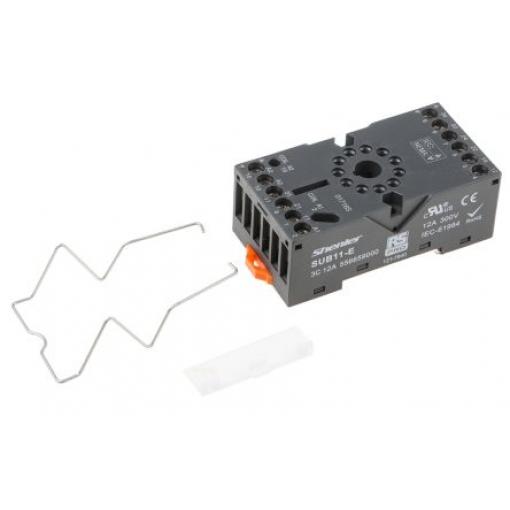 RS PRO Objímka relé pro Relé RS PRO RUB 11 300 V Lišta DIN