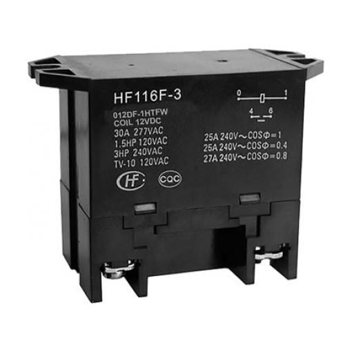Hongfa Europe GMBH Výkonové relé SPST Montáž na přírubu 30 A 12 V dc HF116F-3