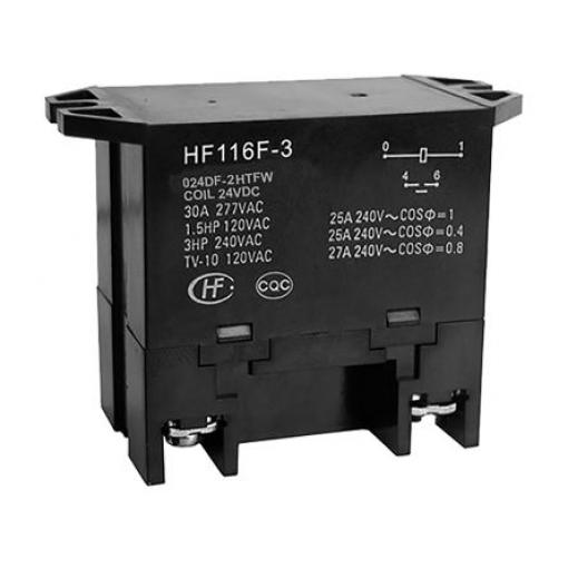 Hongfa Europe GMBH Výkonové relé DPST Montáž na přírubu 25 A 24 V dc HF116F-3