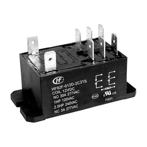 Hongfa Europe GMBH Výkonové relé DPDT Montáž na přírubu 30 A 12 V dc HF92F