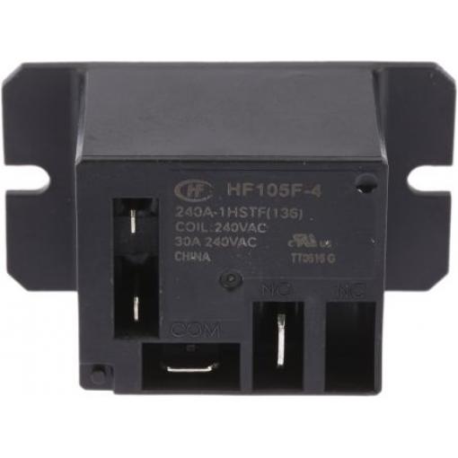Hongfa Europe GMBH Výkonové relé SPST Montáž na přírubu 30 A 240 V ac HF105F-4