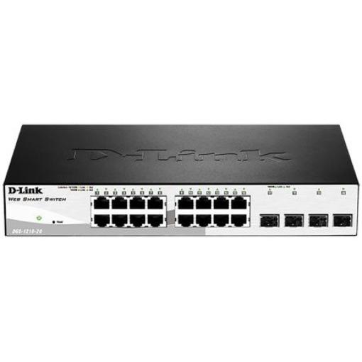 Ethernetový přepínač, model: 20-Port Gigabit Smart Managed Switch 20portový 1000Mbps D-Link Inteligentní