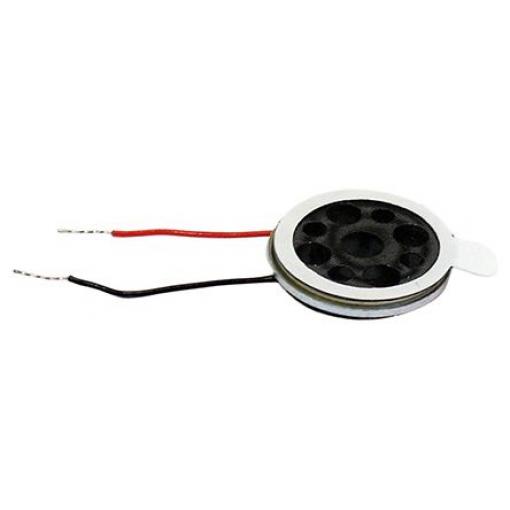 Miniaturní reproduktor 50 Ω 0.5 W 16 mm, délka kabelu: 24 mm Visaton 3.5 mm