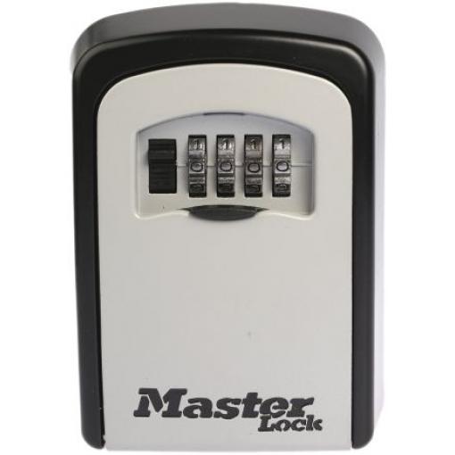 Schránka na klíče 5401EURD, Zinek, Černá, Šedá, hloubka: 34 mm, výška: 118 mm Master Lock