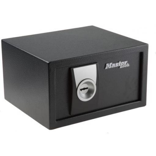 Master Lock Bezpečné, S klíčem, Šroubová svorka, Hotel, kapacita: 10L, Černá, Šedá