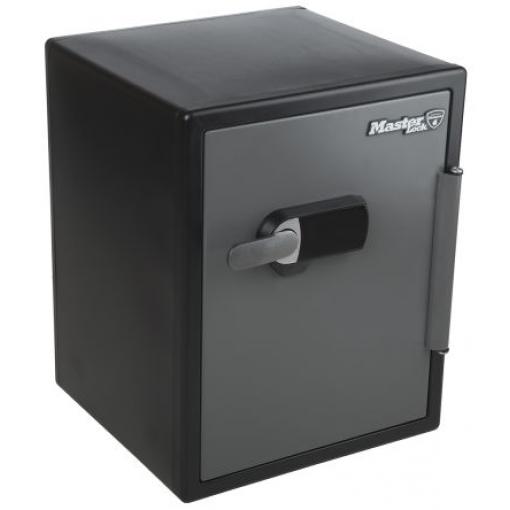 Master Lock Bezpečné, Kombinovaný visací zámek, Kancelář, kapacita: 56.5L, Černá, Šedá