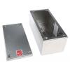 Nerezová ocel 304 Matný Přizpůsobitelné pouzdro 100mm x 85 mm RS PRO 220 mm