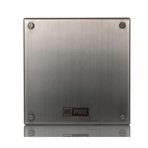 Nerezová ocel 304 Matný Přizpůsobitelné pouzdro 160mm x 85 mm RS PRO 160 mm
