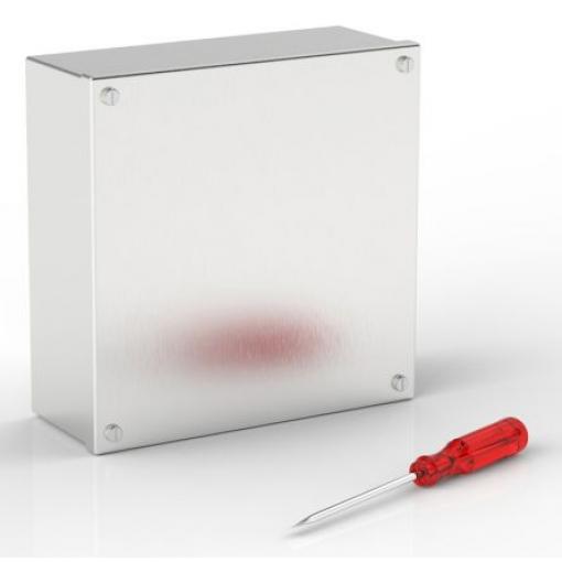 Nerezová ocel 304 Matný Přizpůsobitelné pouzdro 220mm x 85 mm RS PRO 220 mm