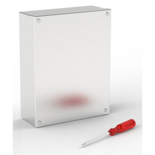Nerezová ocel 304 Matný Přizpůsobitelné pouzdro 220mm x 85 mm RS PRO 280 mm