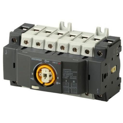 Socomec Oddělovací (hlavní) vypínač, rozsah: Sirco M 4pólový Lišta DIN IP20 63 A 28.4 kW