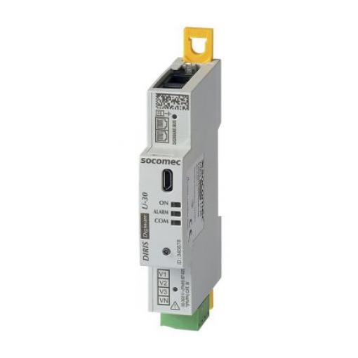 Elektroměr, řada: DIRIS Digiware U-30 Digitální 3fázový Elektronika výška číslice 85 mm, výška výřezu: 90 mm, šířka