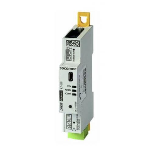 Elektroměr, řada: DIRIS Digiware U-10 Digitální 3fázový Elektronika výška číslice 85 mm, výška výřezu: 90 mm, šířka