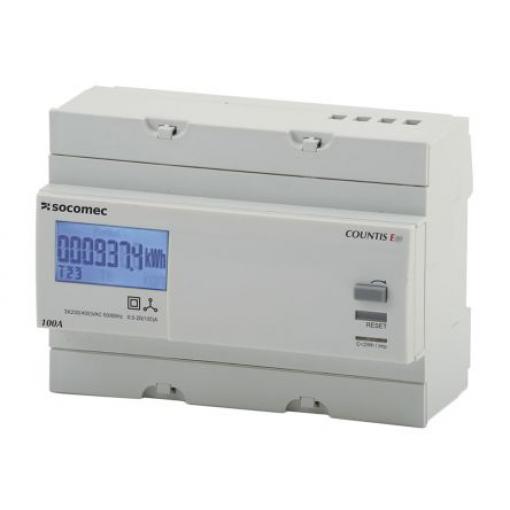 Komunikační modul, řada: Countis E33 LCD 3fázový Elektronika Impulzový výstup výška číslice 85 mm, výška výřezu: 90 mm,