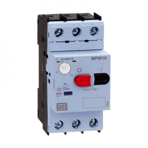 Jistič ochrany motoru, rozsah: MPW18 4A, 6.3 A 690V 70 °C -20 °C WEG