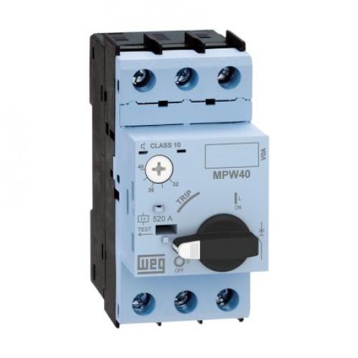 Jistič ochrany motoru, rozsah: MPW40 2.5A, 4 A 690V 70 °C -20 °C WEG