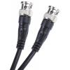 Koaxiální kabel, řada: BNC RG58, Černá Polyvinylchlorid, vnější průměr: 4.95 mm OD 2 m 50 Ω RS PRO S koncovkou