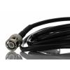 Koaxiální kabel, řada: BNC RG58, Černá Polyvinylchlorid, vnější průměr: 4.95 mm OD 3 m 50 Ω RS PRO S koncovkou