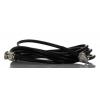 Koaxiální kabel, řada: BNC RG58, Černá Polyvinylchlorid, vnější průměr: 4.95 mm OD 3 m 50 Ω RS PRO S koncovkou