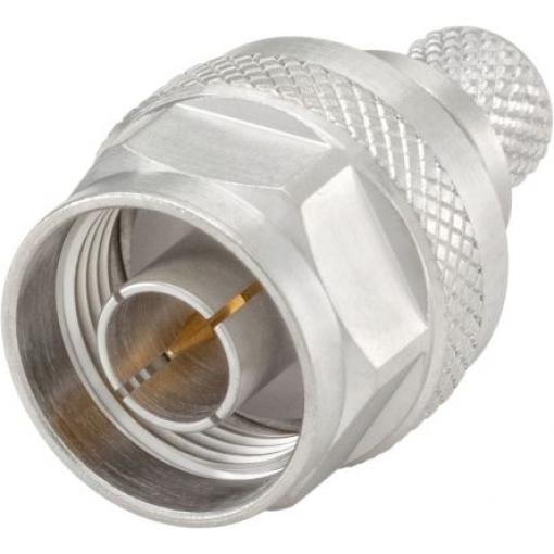 Rosenberger Koaxiální konektor, řada: N Vnější, 50 Ω, orientace těla: Rovný, Kabel Konektor N Přepážka Krimpovací, 11GHz