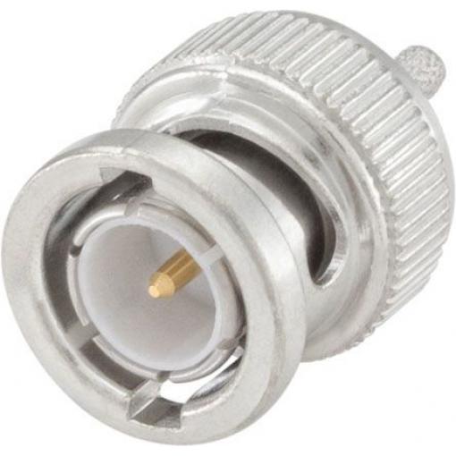 Rosenberger Koaxiální konektor, řada: 71 Vnější, 75 Ω, orientace těla: Rovný, Kabel Konektory BNC Krimpovací, 4GHz 165