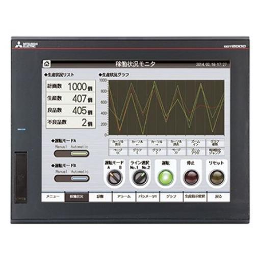 Dotyková obrazovka HMI 12.1 in TFT řada GT25 800 x 600 pixel Mitsubishi Electric
