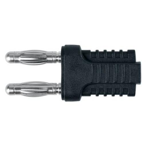 Schutzinger Banánek, 4 mm, 33V ac, 70 V ac, 12A, Černá, Vnější zásuvný modul, délka: 43 mm, pokovení kontaktu: Nikl