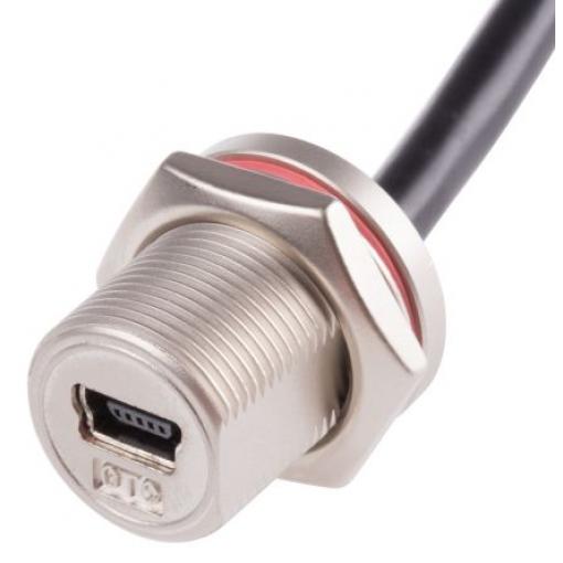 RS PRO Kabel USB Vnější, řada: GT111220, A: Micro USB typ B, 200 mm Vnitřní, Černá, B: Micro USB typ B