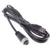 RS PRO Kabel USB Vnější, řada: GT214320, A: Micro USB typ B, 2 m Vnější, Černá, B: USB typu A