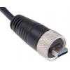 RS PRO Kabel USB do zásuvky IC Vnější, řada: GT218300, A: USB typu A, 2 m Vnější, Černá, B: USB typu A