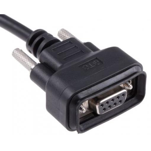 RS PRO Sériový kabel, A: Vnitřní délka 2 m, A: D-Sub 9pin, B: Vnitřní, B: Bez koncovky, Polyvinylchlorid