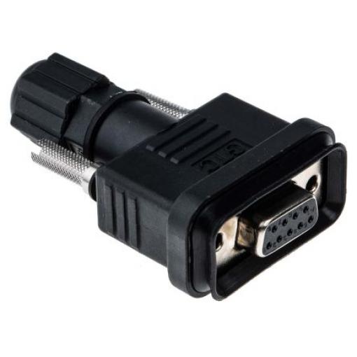 RS PRO Konektor D-Sub, řada: GTC Sealed, počet kontaktů: 9, orientace těla: Rovný, Kabel Vnitřní, D-SUB, 250 V dc, E
