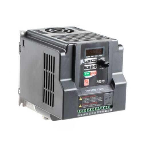 Měnič kmitočtu, řada: RS510 1.5 kW 1 599Hz 240 V ac IP20 RS PRO 7.5 A