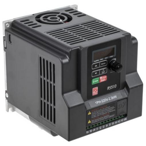 Měnič kmitočtu, řada: RS510 2.2 kW 1 599Hz 240 V ac IP20 RS PRO 10.5 A