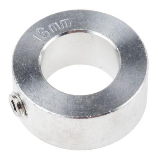 Nákružek hřídele Jednokusový Stavěcí šroub RS PRO 28 mm OD, šířka: 12 mm, Nerezová ocel