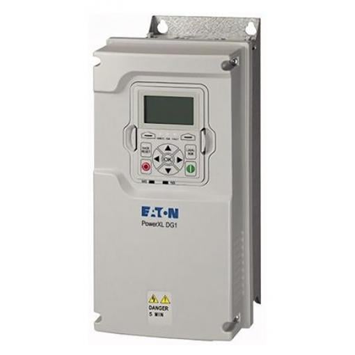 Měnič kmitočtu, řada: DG1 5.5 kW 3 400Hz 500 V IP21 Eaton 16 A